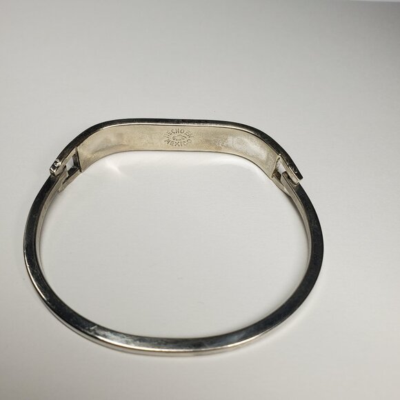 Sterling Silver Pearl Inlay Bracelet - Picture 3 of 9